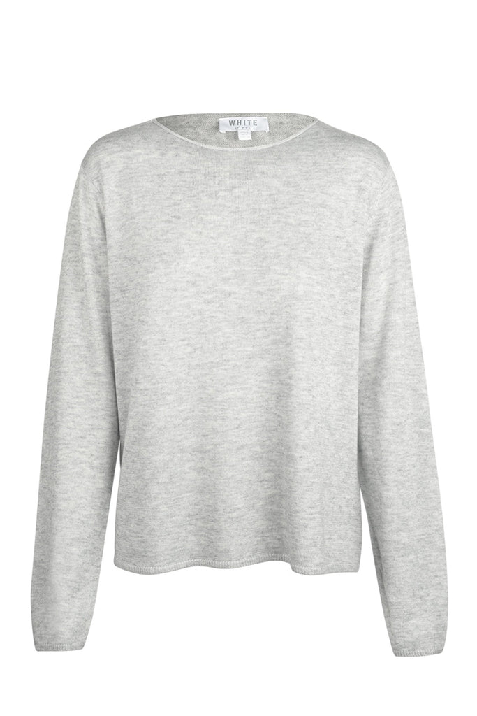 Amy Sweater - Winter Marl - Armadi - White by FTL - Knitwear