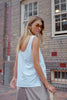 Bloom Slouchy Scoop Tank - White - Armadi - Ceres Life - Top