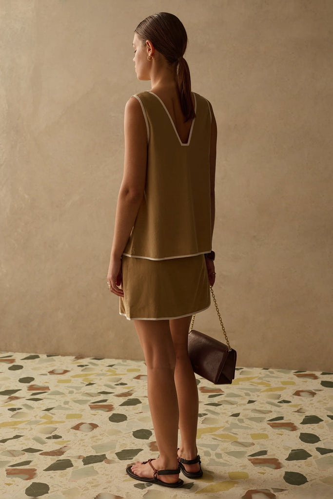 Winona Top - Tan - Armadi - Sancia - Top