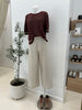 Noa Knit Tee - Chocolate - Armadi - . - Top