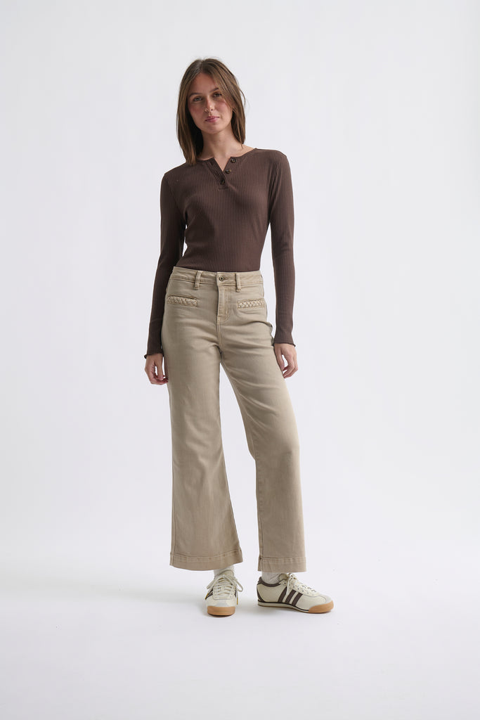 Freya Jean Plait Pocket - Arizona Wash - Armadi - Kireina - Jeans