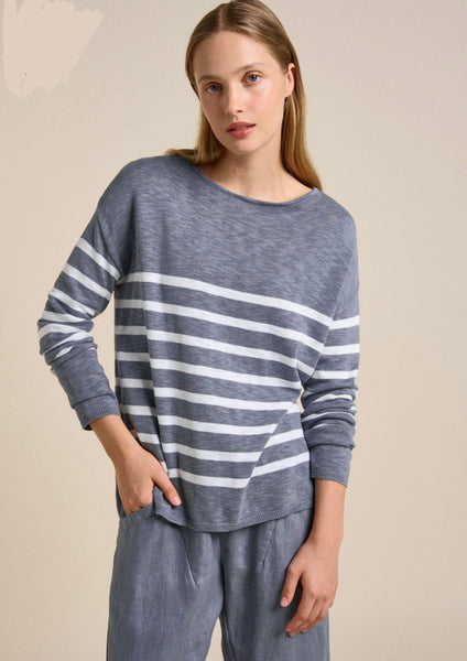 Bobbie Top - White/Steele - Armadi - Little Lies - Top