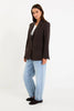 Diploma Two Button Vent Sleeve Blazer - Dark Chocolate - Armadi - Among the Brave - Jacket/Coat