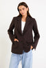 Diploma Two Button Vent Sleeve Blazer - Dark Chocolate - Armadi - Among the Brave - Jacket/Coat