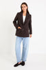 Diploma Two Button Vent Sleeve Blazer - Dark Chocolate - Armadi - Among the Brave - Jacket/Coat