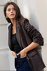 Diploma Two Button Vent Sleeve Blazer - Dark Chocolate - Armadi - Among the Brave - Jacket/Coat