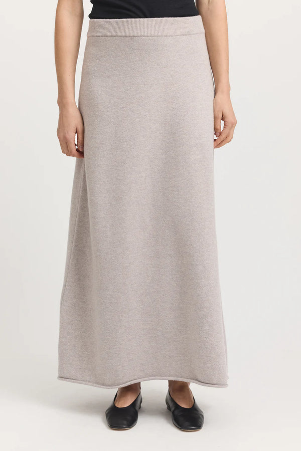 Lambswool Skirt - Oat