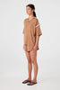 Orlando Oversized Tee - Pecan & Cream - Armadi - Arcaa - Tee