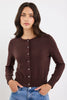Autograph Soft Guage Cardigan - Chocolate - Armadi - Stories be Told - Knitwear