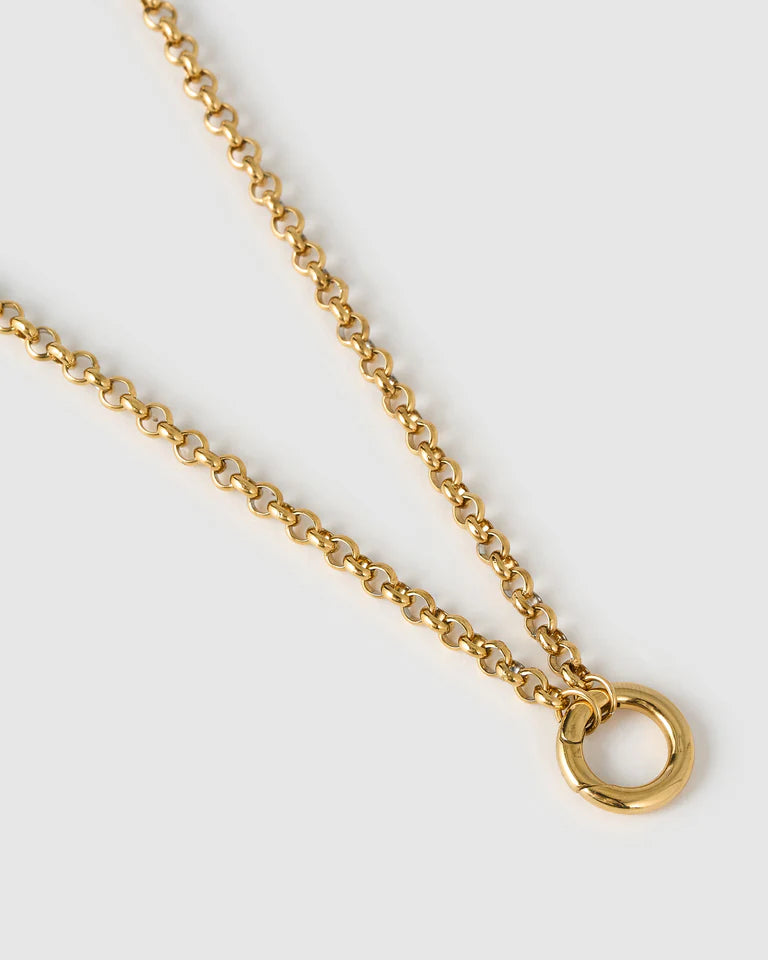 Circle Charm Necklace - Gold - Armadi - Arms of Eve - Jewellery
