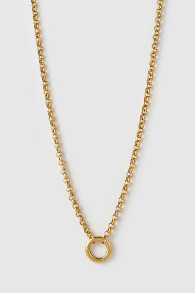 Circle Charm Necklace - Gold - Armadi - Arms of Eve - Jewellery