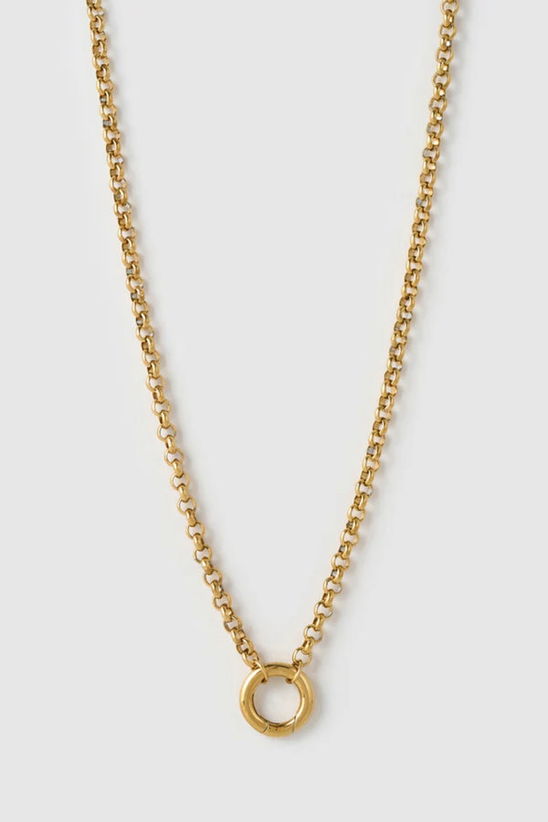 Circle Charm Necklace - Gold - Armadi - Arms of Eve - Jewellery