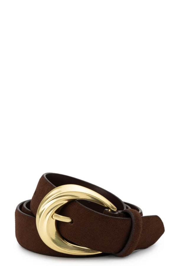 Antica Belt - Cocoa Suede
