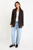 Diploma Two Button Vent Sleeve Blazer - Dark Chocolate - Armadi - Among the Brave - Jacket/Coat