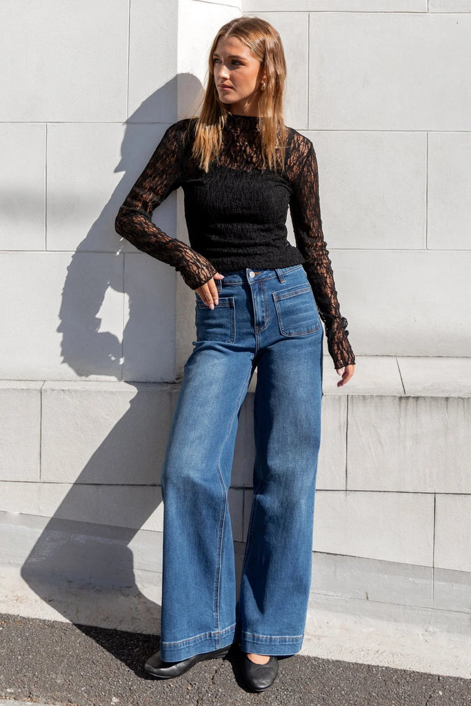 Zoey Pocket Jean - Marine Blue - Armadi - Among the Brave - Jeans