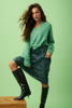 Emmie Knit Sweater - Sea Green - Armadi - Cartel & Willow - Knitwear