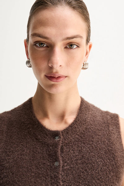 Dune Knit - Chocolate - Armadi - Elka Collective - Top