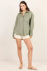 Uplifted Linen Oversized Shirt - Soft Khaki - Armadi - Re:Union Label - Shirts
