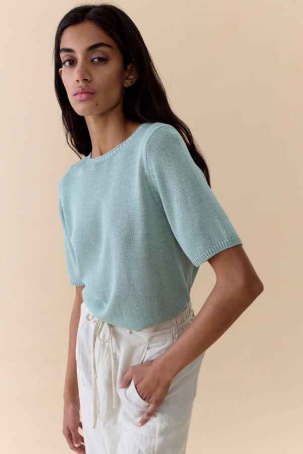 Summer Tee - Duck Egg