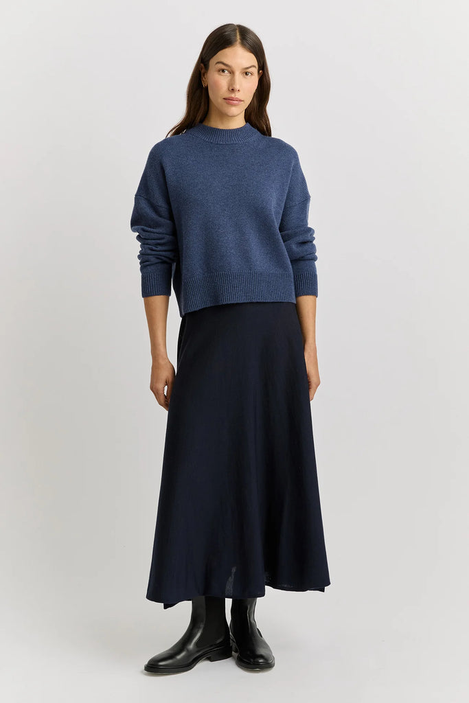 Drop Shoulder Crew - Galaxy - Armadi - Toorallie - Knitwear