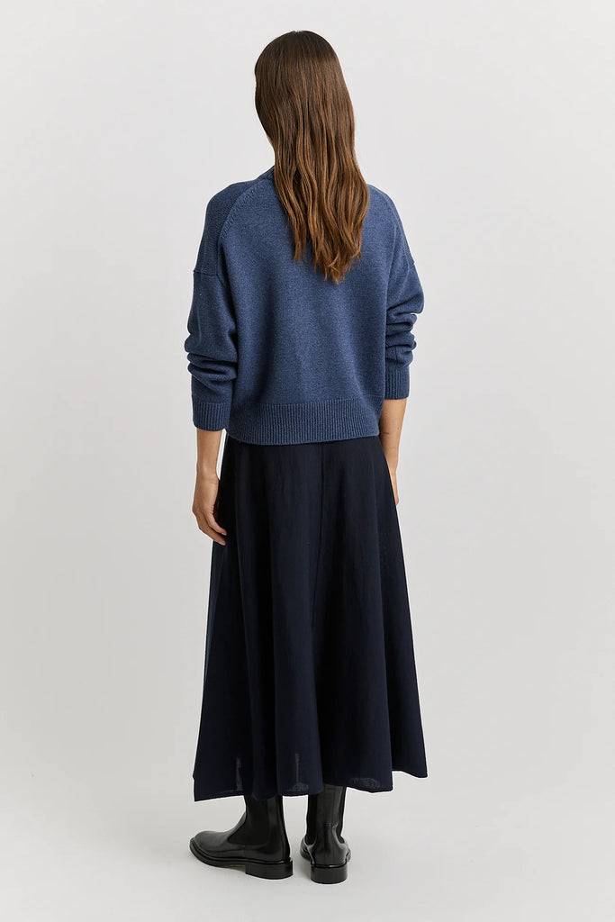 Drop Shoulder Crew - Galaxy - Armadi - Toorallie - Knitwear