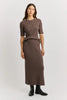 Rib Knit Top - Mocha - Armadi - Toorallie - Top