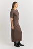 Rib Knit Top - Mocha - Armadi - Toorallie - Top