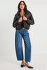 Troupe PU Leather Zip Through Bomber Jacket - Chocolate - Armadi - Stories be Told - Jacket/Coat
