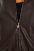 Troupe PU Leather Zip Through Bomber Jacket - Chocolate - Armadi - Stories be Told - Jacket/Coat