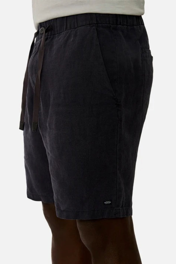 Baller Linen Short - Dark Navy