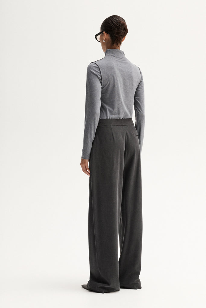 Darby Top - Charcoal Marle - Armadi - Elka Collective - Top