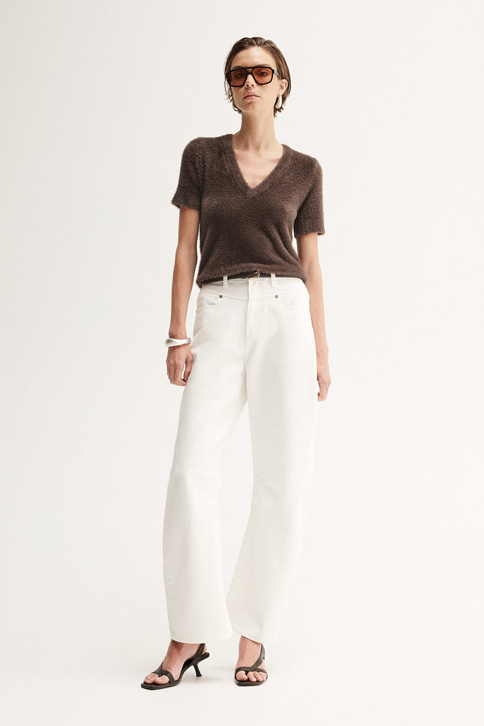 Landon Knit Top - Chocolate - Armadi - Elka Collective - Top