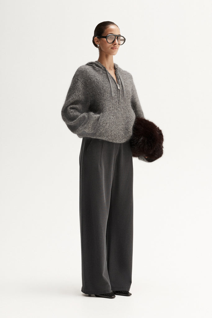 Madden Knit Jumper - Grey Marle - Armadi - Elka Collective - Knitwear