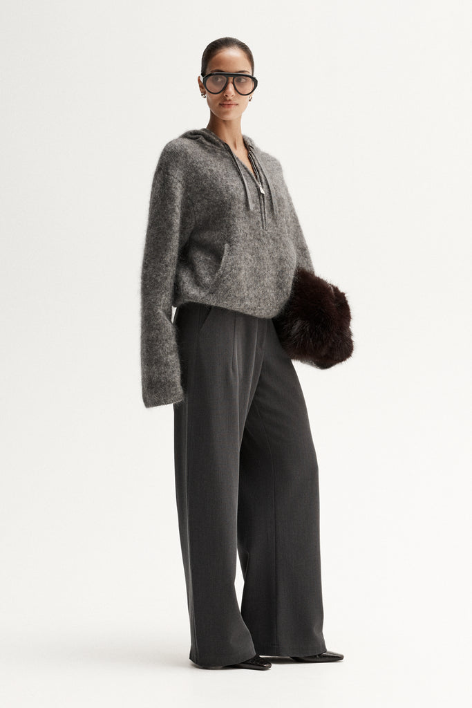 Madden Knit Jumper - Grey Marle - Armadi - Elka Collective - Knitwear