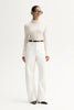 Winnie Knit Top - White Marle - Armadi - Elka Collective - Top