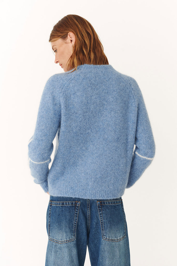 Lana Knit Jumper - Sky - Armadi - Rowie - Knitwear