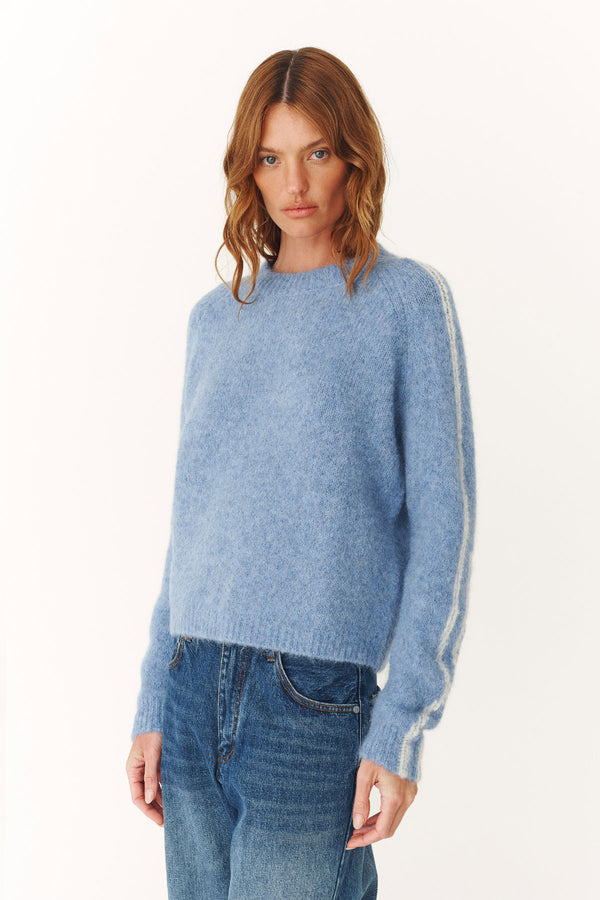 Lana Knit Jumper - Sky - Armadi - Rowie - Knitwear