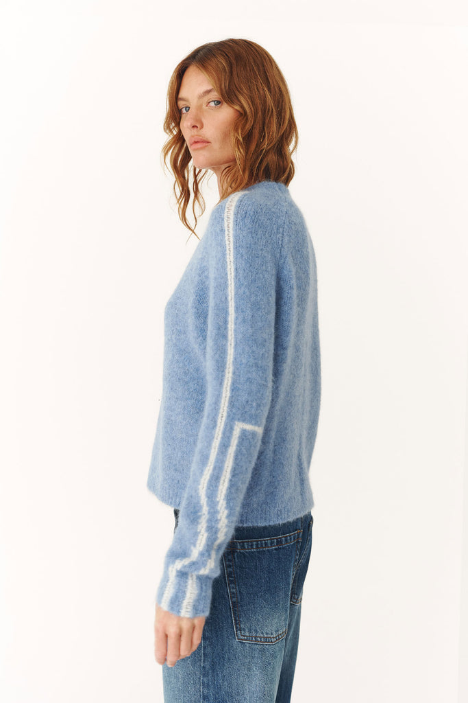 Lana Knit Jumper - Sky - Armadi - Rowie - Knitwear