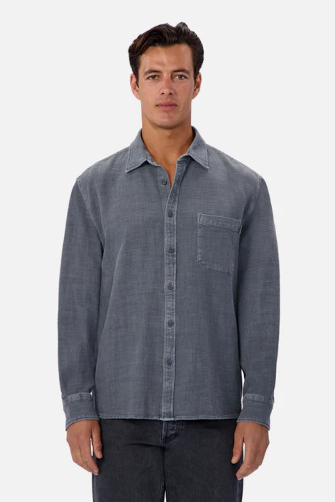 Lisbon L/S Shirt - Blue Steel - Armadi - Industrie - Men