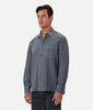 Lisbon L/S Shirt - Blue Steel - Armadi - Industrie - Men