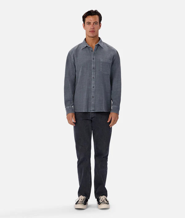 Lisbon L/S Shirt - Blue Steel - Armadi - Industrie - Men