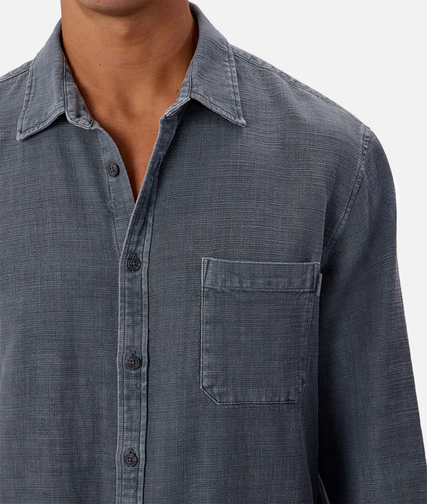 Lisbon L/S Shirt - Blue Steel - Armadi - Industrie - Men