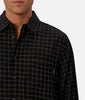 Clairemont L/S Shirt - Char/White - Armadi - Industrie - Men