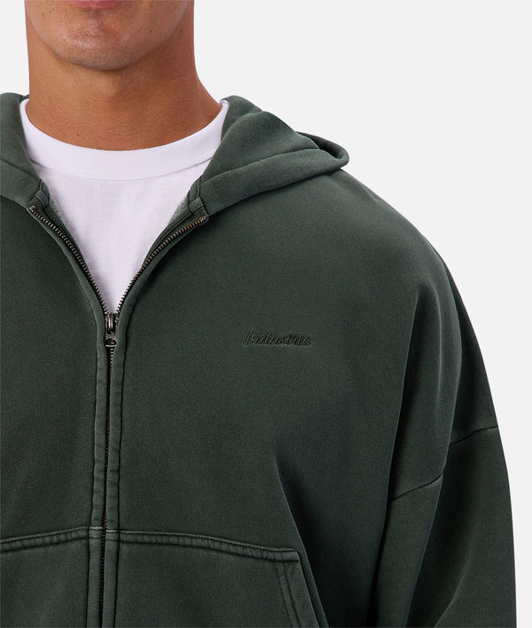 Staten Zip Through Hoodie - Lawn - Armadi - Industrie - Men