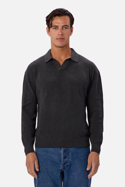 New England Polo Knit - Gasoline - Armadi - Industrie - Men