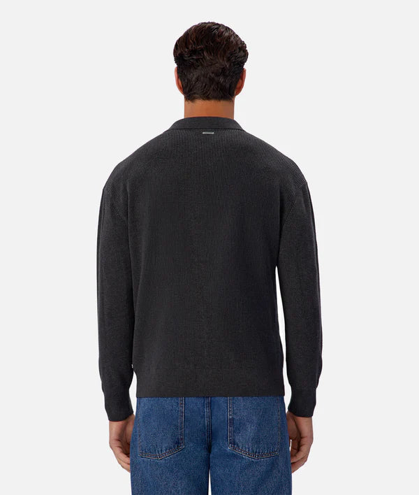 New England Polo Knit - Gasoline - Armadi - Industrie - Men