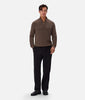 New England Zip Neck Knit - Wood - Armadi - Industrie - Men