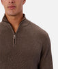 New England Zip Neck Knit - Wood - Armadi - Industrie - Men