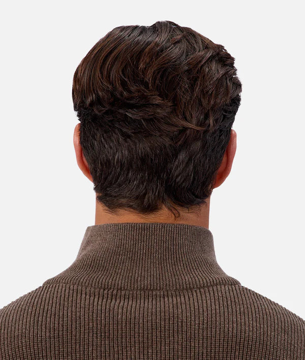 New England Zip Neck Knit - Wood - Armadi - Industrie - Men