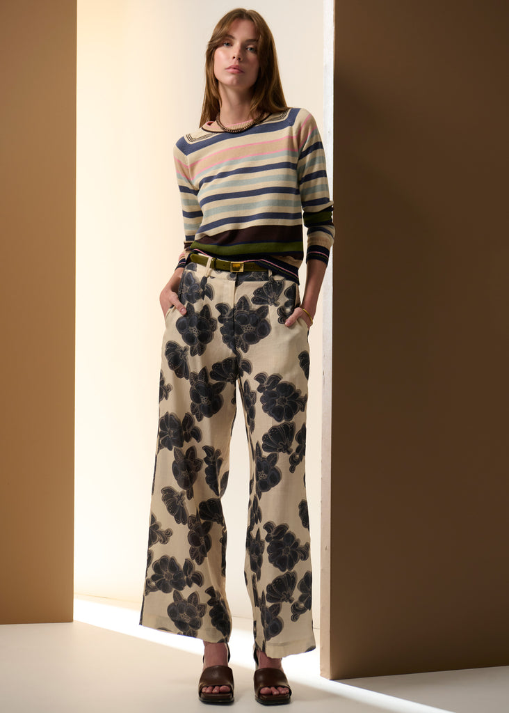 Sela Multi Knit - Blue Multi - Armadi - P O L - Knitwear